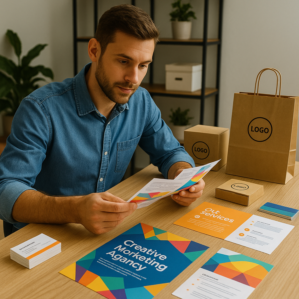 Print-on-demand solutions for small business branding needs